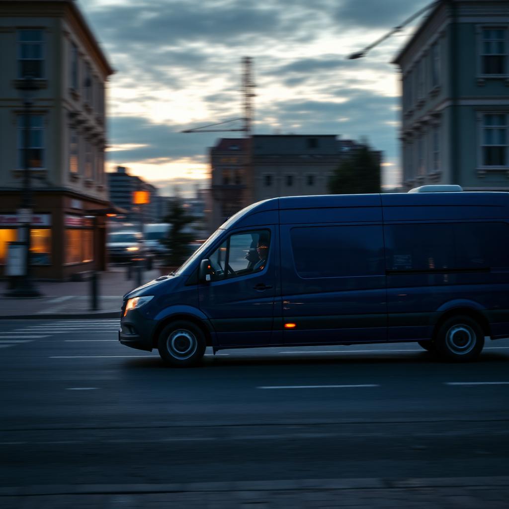 Isakutens leveransbil i Göteborg